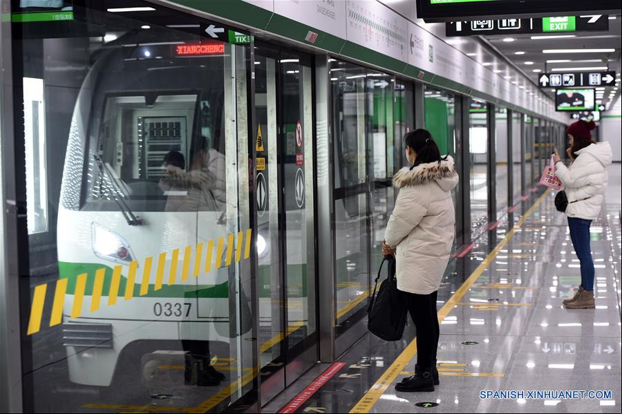 CHINA-ANHUI-HEFEI-TRANSITO FERROVIARIO-PRUEBAS DE FUNCIONAMIENTO