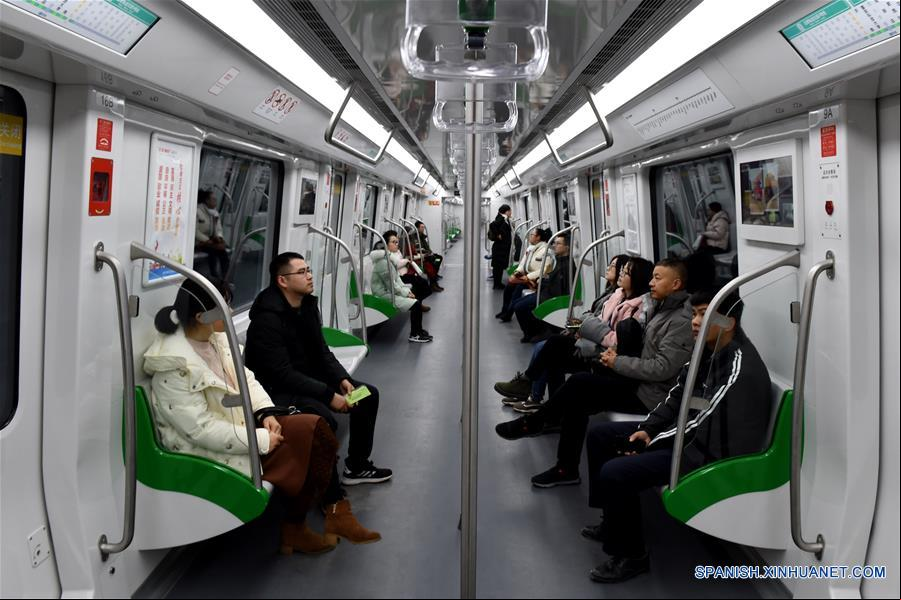 CHINA-ANHUI-HEFEI-TRANSITO FERROVIARIO-PRUEBAS DE FUNCIONAMIENTO