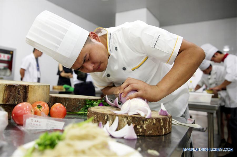 CHINA-JIANGSU-CONCURSO DE COCINA  