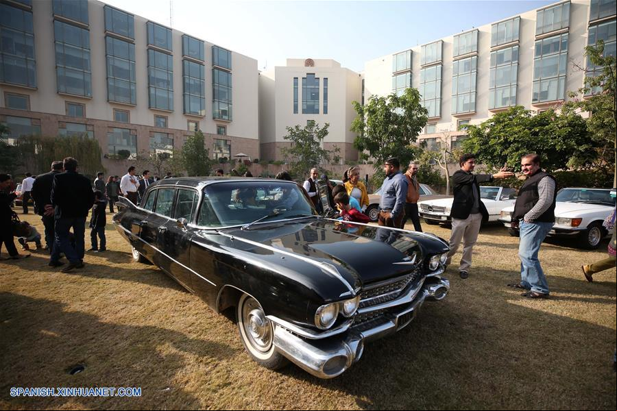 PAKISTAN-ISLAMABAD-EXHIBICION DE AUTOMOVILES ANTIGUOS