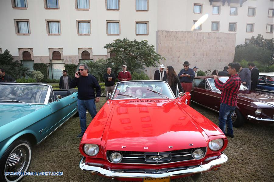 PAKISTAN-ISLAMABAD-EXHIBICION DE AUTOMOVILES ANTIGUOS