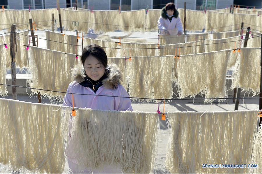 CHINA-HEBEI-ELABORACION DE FIDEOS