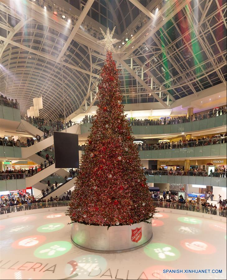 EEUU-TEXAS-DALLAS-ARBOL DE NAVIDAD-CEREMONIA DE ENCENDIDO