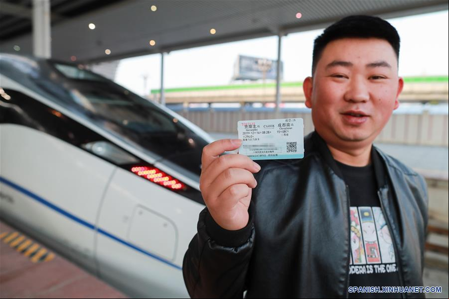 CHINA-CHENGDU-LINEA DE FERROCARRIL DE ALTA VELOCIDAD DE GUIYANG-LANZAMIENTO