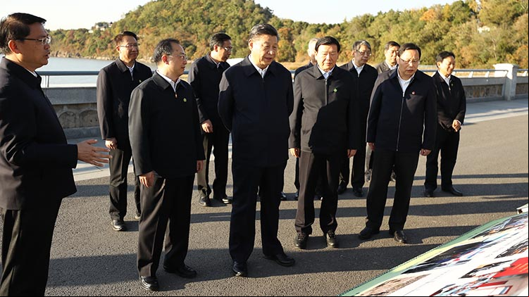 Xi inspecciona provincia oriental china de Jiangsu