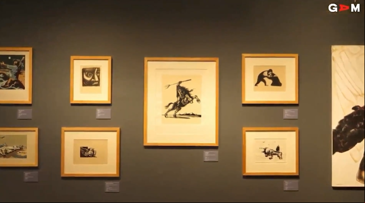 Inauguran exhibición de pintor chileno José Venturelli y pintor chino Feng Shaoxie
