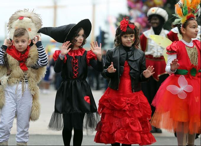 El desfile de carnaval en Rijeka