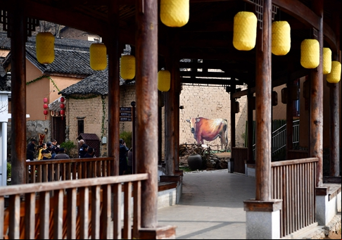 Construcción de "pueblos hermosos" en distrito de Xinxian, Henan
