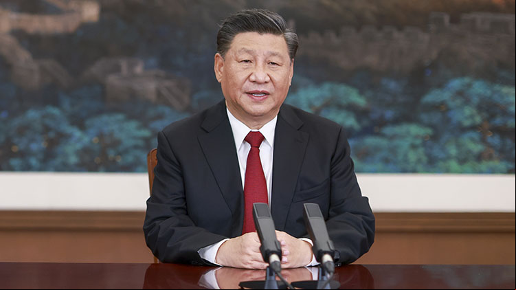 Xi pronuncia discurso en Diálogo con CEO de APEC