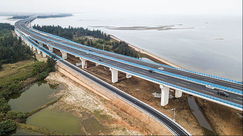Hainan: Proyecto de la rampa del Puente Haiwen-Isla de Beigang abre al tránsito