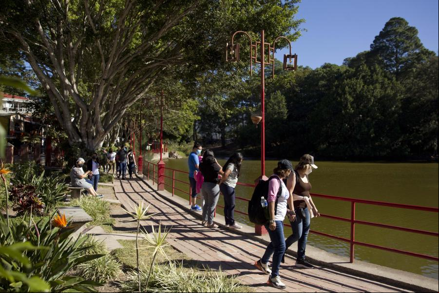 Laguna de Santa Lucía en Honduras