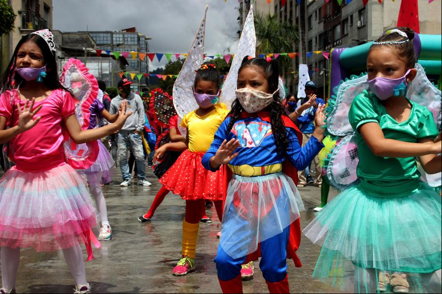 Venezuela: Festejo de Carnaval en la ciudad de Los Teques