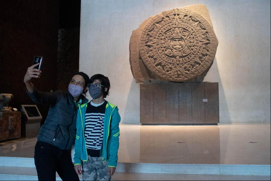 Museo Nacional de Antropología de México reabre al público