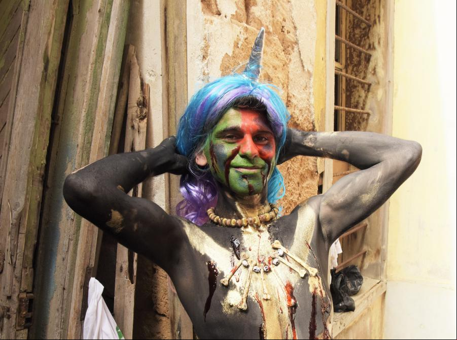 Celebraciones del tradicional Carnaval Zambo en Líbano