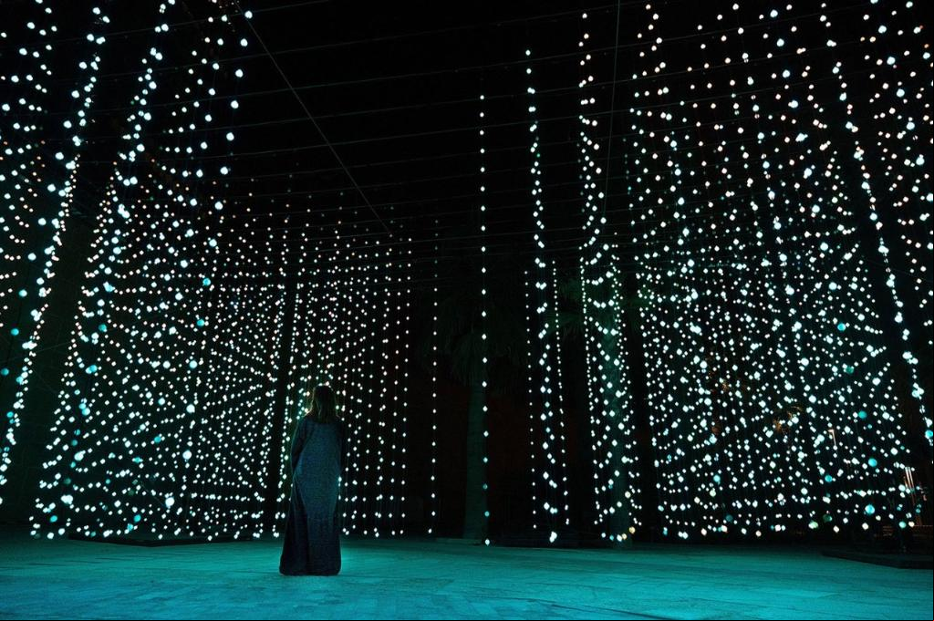 Noor Riad, un festival de luces anual en Arabia Saudita